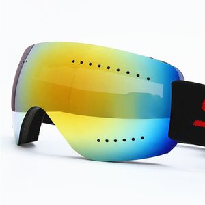 Esquí Defensa Niebla Viento de arena Motocicleta Cross-country Hombres y mujeres Adultos Montañismo Snowfield Gafas tácticas Lentes de resina