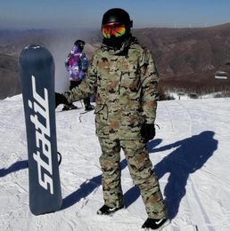 Ski Vestes 2021 Ski costume hommes en plein air imperméable Snowboard veste et pantalon hiver mâle neige équipement vêtements marque pantalon6672968