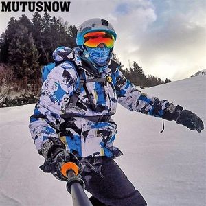 Ski-jassen 2023 Heren Ski-jas Broek Winter Warm Winddicht Waterdicht Buitensporten Snowboarden Merken Jas Broek Pak 230725