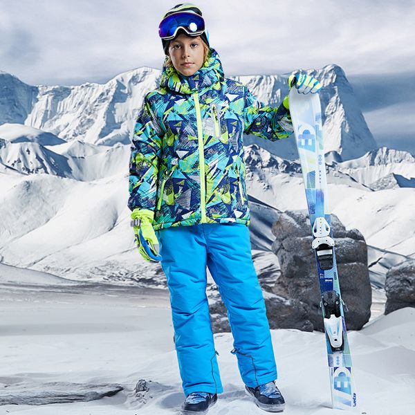 Chaquetas de esquí Chaqueta con capucha en general montaña niña traje de nieve invierno cálido bebé niño conjunto deporte al aire libre niños traje cálido polar ropa para niños 230918