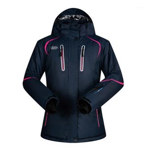 Vestes de Ski Extérieur Femme Combinaison de Ski Respirable Résistant au vent Etanche Chaud Professionnel