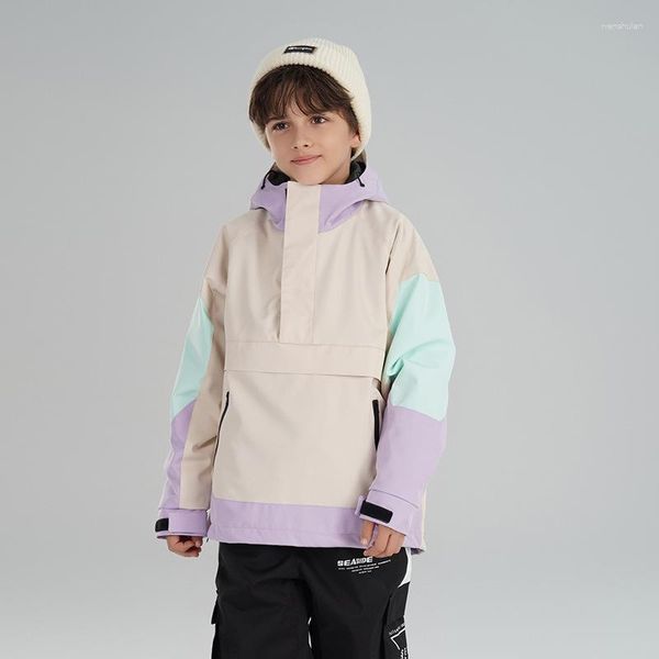 Skiing Jackets Searipe Niños de esquí a prueba de nieve Termales Termales Niños para niñas Breakbreaker impermeable