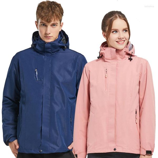 Vestes de ski combinaison de Ski veste de Snowboard en plein air vers le bas randonnée hommes femmes ensemble décontracté imperméable respirant manteau d'hiver