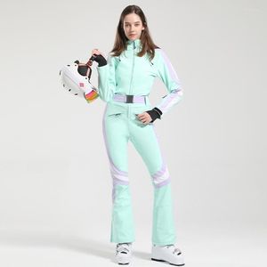 Skijacks Skipak Dames Snowboardkleding Sneeuwkleding Waterdicht Dames Warm ééndelig winddicht Sets Jasbroek