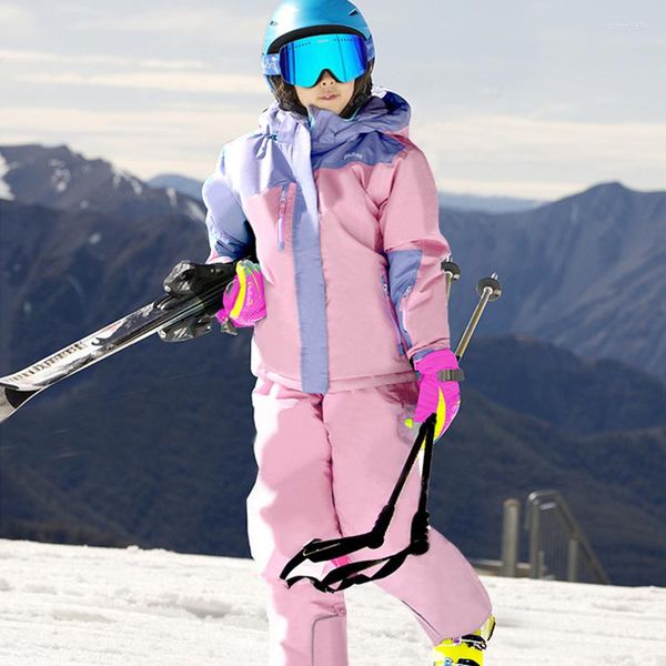 Vestes de ski veste de neige de neige enfants à capuche