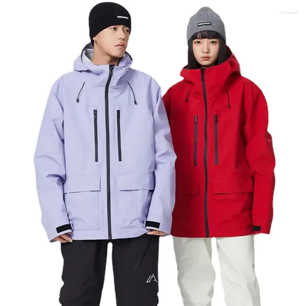 Chaquetas de esquí chaqueta de snowboard mujeres impermeables a prueba de viento calientes calientes profesionales deportivos esquí de invierno ropa 3l equipo mujer