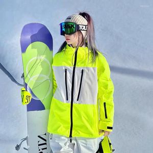 Ski-jassen Snowboard Ski-jas Winddicht en waterdicht Fineer Dubbel board Sneeuwpak Winter Warm Voor Dames Heren 2022