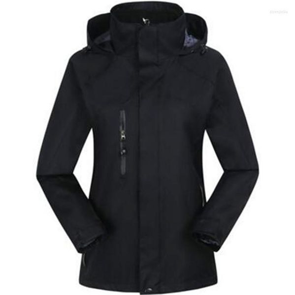 Chaquetas de esquí térmicas sólidas de talla grande ropa de manga completa engrosamiento polar cálido con capucha para adultos impermeable a prueba de viento snowboard