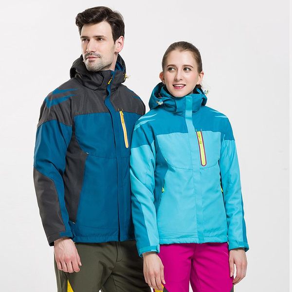 Chaquetas de esquí traje de esquí de invierno deportes al aire libre abrigo de montañismo chaqueta de Snowboard Polar Impermeable Hombre impermeable cálido a prueba de viento