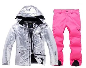 Skiing Jackets Invierno impermeable para mujeres trajes capitanes chaqueta de sudadera con pistos de nieve de snowboard