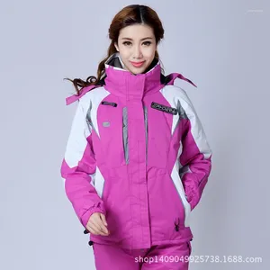 Vestes de Ski femme Sports de plein air chaud coupe-vent hiver Ski alpinisme Camping veste Snowboard