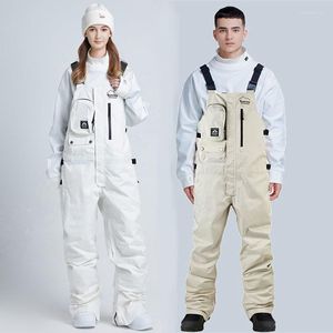 Ski -broek 2022 Outdoor waterdichte broek Mountain Men Sneeuw Women Sport Ski overalls Snowboard vrouwelijke wandeljumpsuit