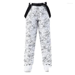 Pantalon de ski 2024 Ski femmes et hommes hiver extérieur planche simple Double neige chaud sangles épaissies livraison directe Sports de plein air athlète Otrss