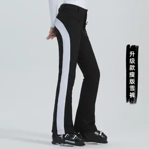 Pantalon de Ski coupe-vent pour femme, salopette alpine, Costumes de Sport de plein air, pantalon de neige de montagne, imperméable et chaud, 2024