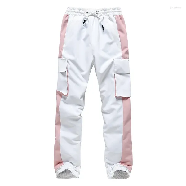 Pantalons de Ski 2024 Ski d'hiver femmes Sports de plein air chaud coupe-vent Snowboard taille haute imperméable neige