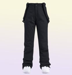 Pantalon de ski 30 femmes non sexy 39s et hommes39 neige hiver extérieure ceinture de snowboard pantalon étanche à vent SK9582595