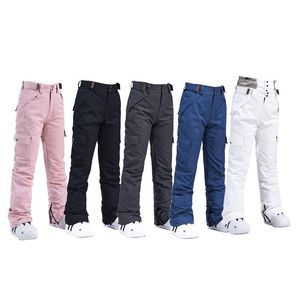 Pantalon de ski -30 femmes hommes glace neige extérieur snowboard vêtements taille Protection pantalon costume porter 15K étanche Unsex