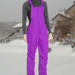 Pantalon de ski Bib Ski Hiver Pantalon chaud imperméable et Snowboard Comfoerable