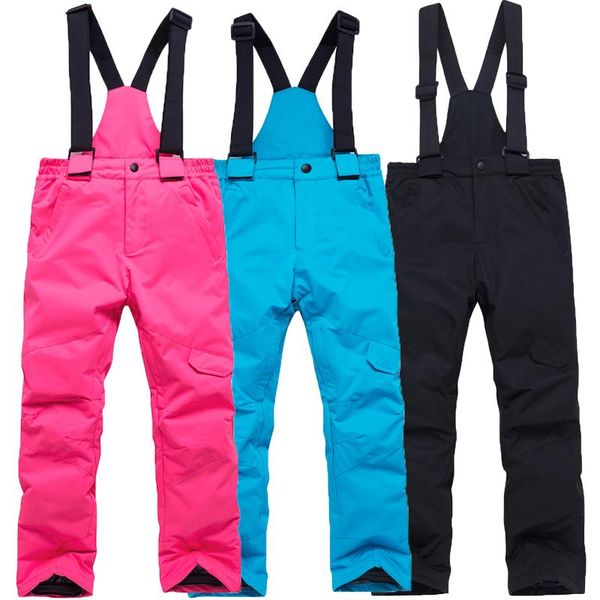 Pantalons de Ski garçons filles Ski enfants chaud coupe-vent imperméable neige snowboard enfants en plein air hiver pantalon