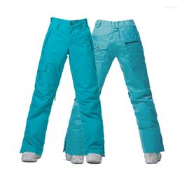 Pantalon de ski GSOU SNOW enfants filles Snowboard hiver résistant à l'eau coupe-vent respirant pantalon de snowboard Sports de plein air