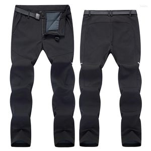 Pantalon de ski hommes et femmes automne l'hiver ext￩rieur laine pantalon ￠ vent chaud