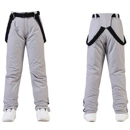 Pantalon de ski imperméable pour hommes et femmes, combinaison de Ski coupe-vent, ceinture de sport de plein air, pantalon de snowboard chaud Unsex Winter30 230920