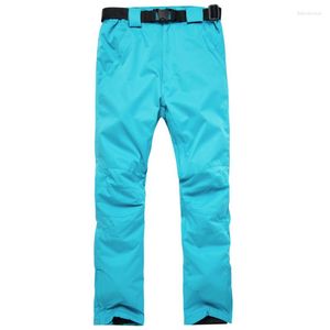 Pantalon de Ski en plein air hommes femmes haute qualité coupe-vent imperméable chaud Couple neige pantalon hiver solide Ski snowboard