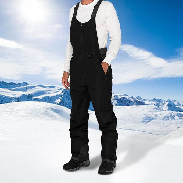 Ski Pantalon Salopette Neige Mode Imperméable Hommes Travail Vêtements Slim Jambe Droite Randonnée Escalade Hiver