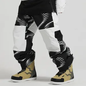 Pantalons de ski imperméables, résistants à l'usure et coupe-vent pour hommes et femmes