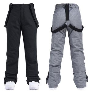 Skiing Pants Ski Men Women Windproof Waterproof Cotton Winter Outdoor Sports Snowboard Thick Warm Breathable Snow Trousers