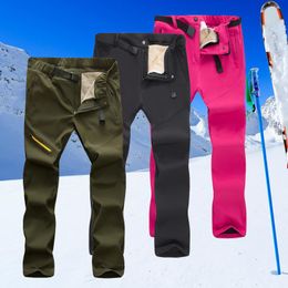 Ski Pantalon Ski Hommes Femmes Hiver Imperméable Snowboard Neige Polaire Épais Chaud Pantalon En Plein Air Randonnée Clothin