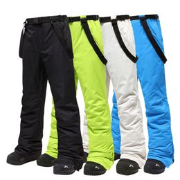 Pantalons de ski Pantalons de ski hommes et femmes en plein air coupe-vent imperméable chaud Couple pantalons de neige hiver Ski Snowboard pantalon hiver cyclisme Camping 230922