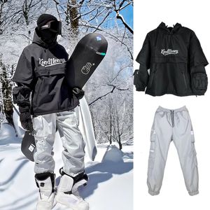 Combinaisons de ski 30 ° CSnowboard Ski costume pour hommes femmes combinaison hiver chaud coupe-vent imperméable veste pantalon ensemble snowboard 231130