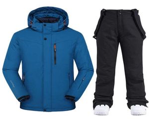 Skipakken 30 graden Men039s Skipak Winter Warm Waterdicht Snowboard Ski-jassen Broeken Set Heren Buitensporten Winddicht S5017447