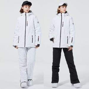 Skipakken 30 Dames Skisets Snowboardkleding Waterdicht Winddicht Winterski-jassen Hangerriem Sneeuwbroeken voor meisjes 230918