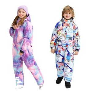 Ski -pakken Kinderen Snowsuit Kinderjumpsuits