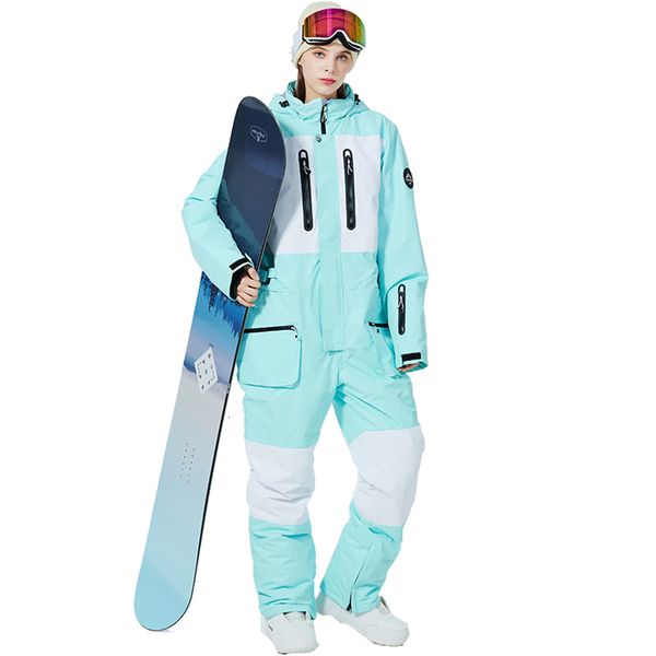 Combinaisons de ski Combinaisons de ski pour hommes et femmes Combinaison de neige Vêtements de snowboard Costumes imperméables Combinaison adulte Vêtement d'hiver 1 pièce 230920