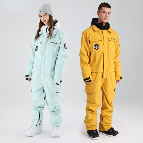 Combinaisons de ski Combinaison de ski imperméable et respirante Pantalon de snowboard Veste Femmes Hommes Vêtements de neige Vêtements de travail d'hiver 230920