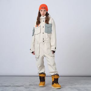 Combinaisons de ski combinaison de ski imperméable, résistante à l'usure et chaude, équipement de pantalon de ski 231130