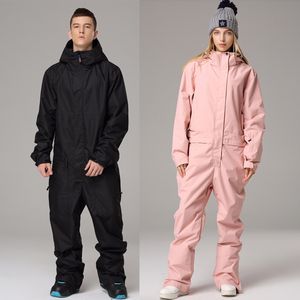 Skipakken Pak Dames Outdoor Snowboard Jas Heren Overalls Met Capuchon Winddicht Waterdicht Set Sneeuwbroek Jumpsuit 221104