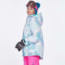Ski -pakken Winter dames ski pak buiten sport snowboarden waterdichte jas sneeuwbroek sets terno esqui warm en winddicht