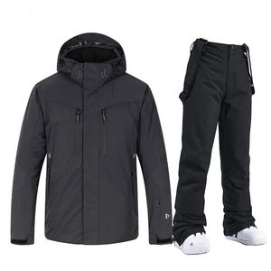 Skiing Suits Winter Ski Suit Men High Quality Snowboard Jacket and Baggy Pants Super Warm Waterproof Windbreaker Outdoor Snowmobile Clothing 231107