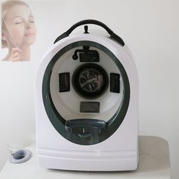 Analizador de piel AI Instrumento de imagen inteligente Detector de piel Espejo mágico Máquina de análisis facial digital 3D Equipo de escáner facial con informe de prueba inteligente