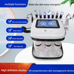 Analyseur de peau Machine Microdermabrasion Dermabrasion Auqa Machine à éplucher l'oxygène diamant Peel Aqua microdermabrasion à l'eau