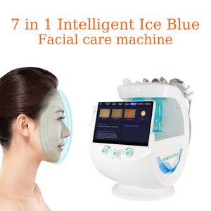 Machine d'analyseur de peau multifonctionnel 7 dans 1 Hydra Dermabrasion Oxygène Jet Peleling Face Beauty Machine