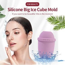 Soins de la peau beauté soulève le soulèvement de contouring outil de glaçons en silicone plateaux de glaçons de glace à glace Boules de glace masseur de visage rouleau réduit l'acné