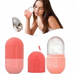 Cuidado de la piel Belleza Levantamiento Ctouring Silice Bandejas de cubitos de hielo Globo de hielo Bolas de hielo Masajeador facial Rodillo facial Reducir el acné X0Tp #