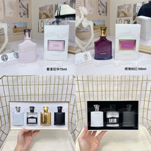 Perfume 30ml * 3pc 30ml * 4pc 75ml 100ml Femmes homme parfum Sliver Irish Tweed Wind Spring Flowers Eau de Parfum