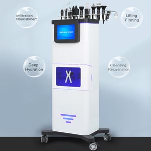 Solution de soins de la peau Peeling au diamant Hydra Microdermabrasion Oxygen Jet Aqua Soins du visage Nettoyage en profondeur Dermabrasion Machine faciale