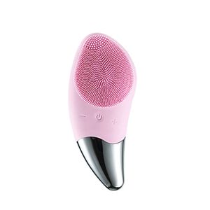 Outil de soin de la peau Brosse nettoyante pour le visage électrique Silicone Sonic pour nettoyer et exfolier le nettoyant pour le visage brosses de soin de la peau rechargeables par USB avec étui